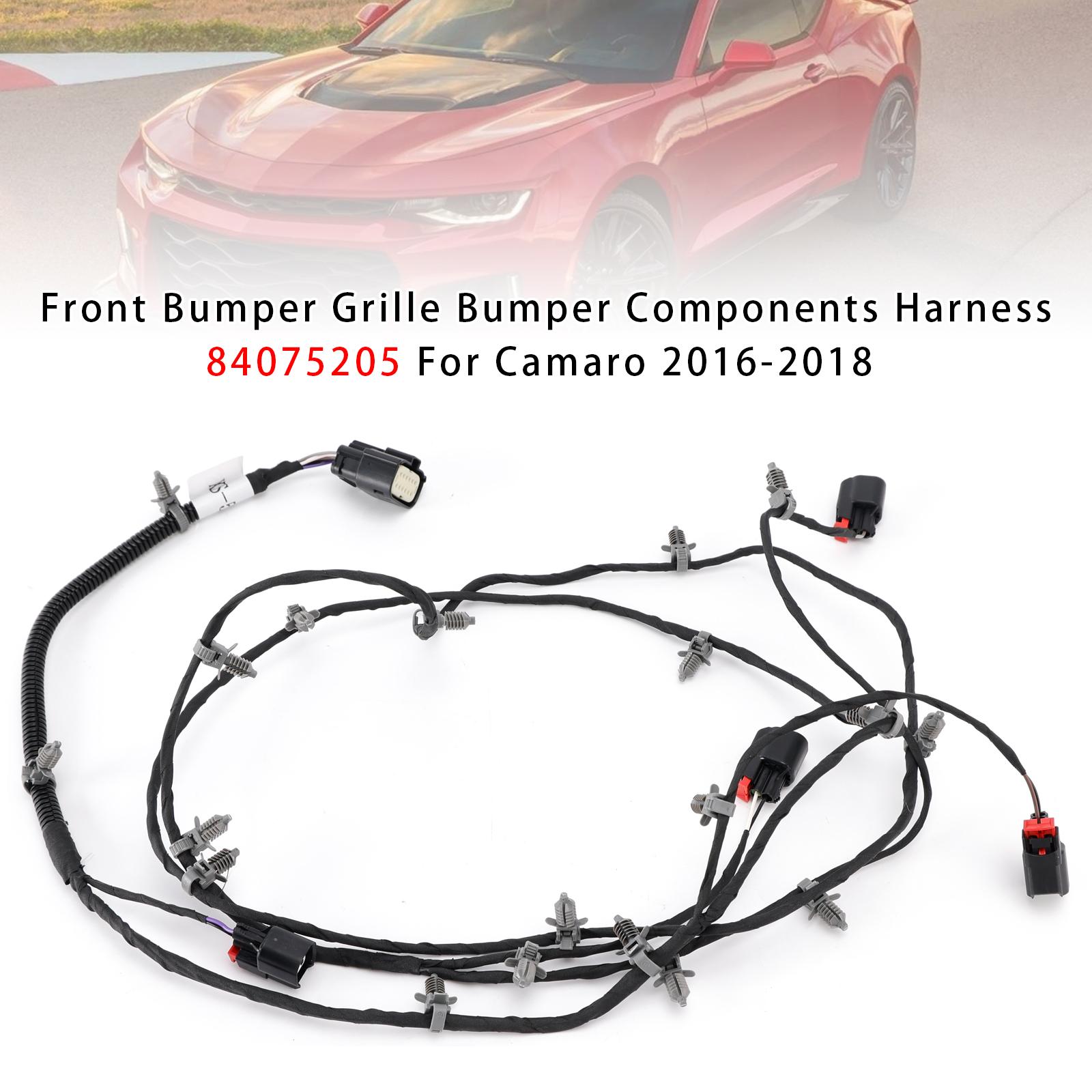 Front Bumper Grille Bumper Components Harness 84075205 For Camaro 2016-2018