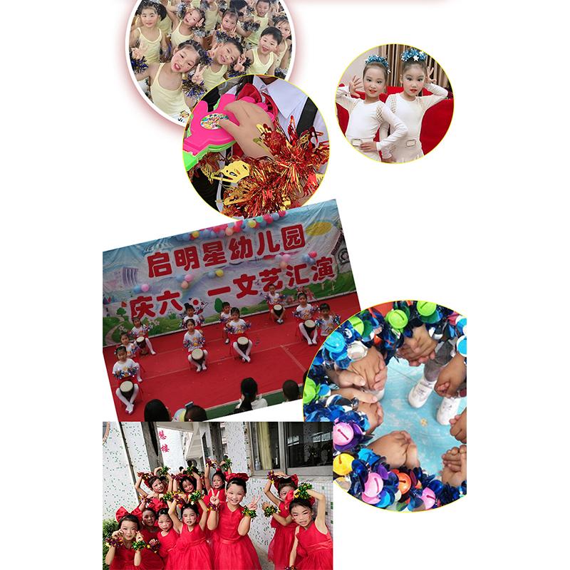 2Pcs Kids Game Pom Poms Apply To Sports Game 27 Styles Practical Cheerleading Cheering Flower Ball Sports Games Bracelet