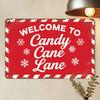 Pcs Vintage Christmas  Metal Tin Signs Retro Iron Wall Art Plaques with Festive Quotes Rustic Decor for Living Room