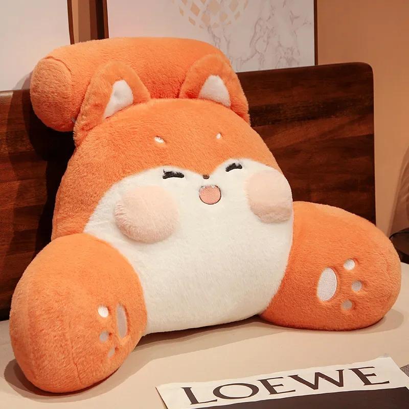 Artifact Bedside Cartoon Rabbit Hair Waist Support Pillow Cushion Office Chair Waist Pillow Pregnant Woman Waist Pillow Cushion