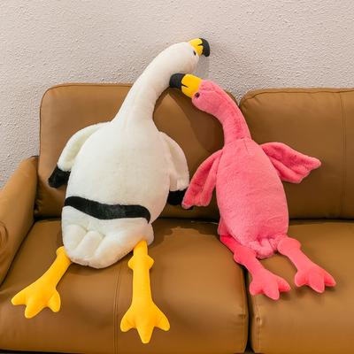Perna Flamingo Păpușă Jucărie de Pluș Păpușă Mare Cadou de Ziua de Naștere Păpușă de Dormit