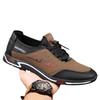 Herrenschuhe 2024 Herbst neue Freizeitschuhe Leder flache Mündung Board Schuhe Herren Freizeitschuhe beliebt Britische Low-Top Herrenschuhe