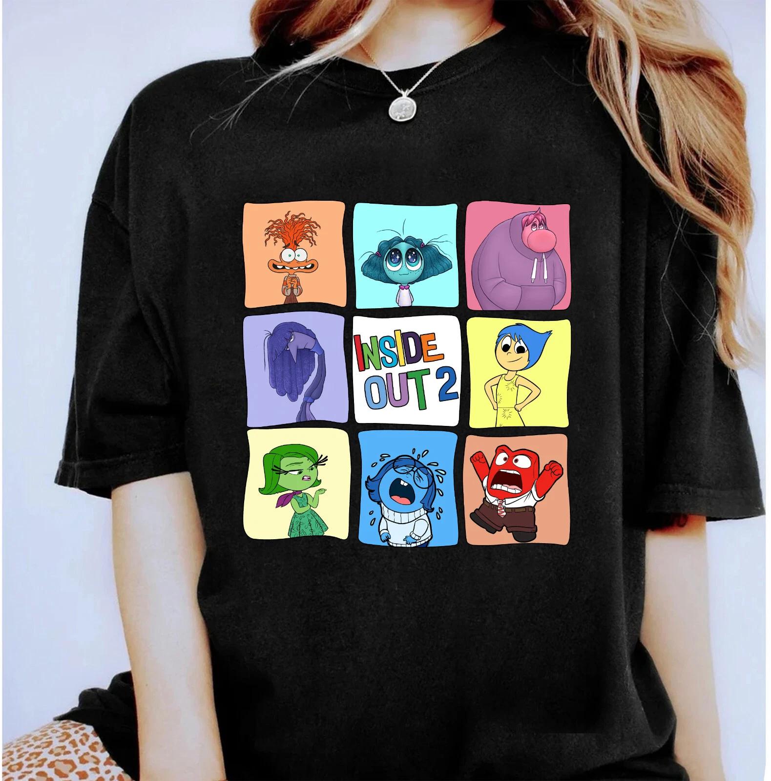 Disney Inside Out 2 Characters Emotions Shirt Unisex Adult Kid Shirt 660150 4XL