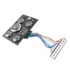 85mm Instrument Panel Gauge Set 24V 0 to 3000RPM Water Temperature Oil   Oil Pressure with Key for Boat Yacht