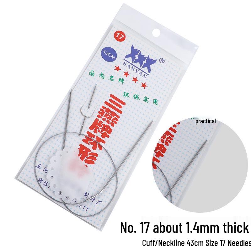 Sanyan Stainless Steel Circular Knitting and Crochet Needles Set