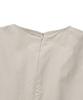 Cotton Bell Pleated Skirt Dress - Gray