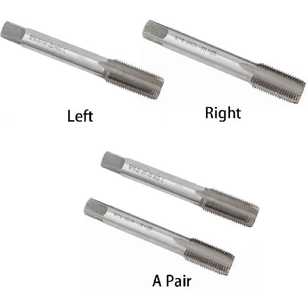 S28esong Thread Tap Pedal Accessories Universal HSS Portable Bicycle Outdoor Bike Crank Repair Tool Replacement Right Left Hand Durable Clean