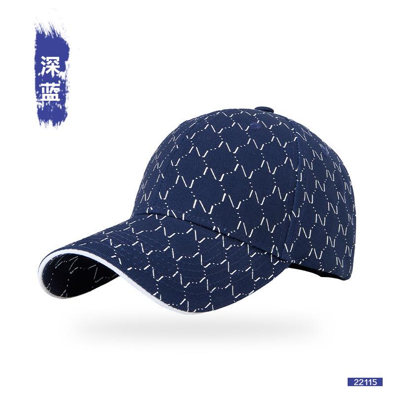 Baseball Cap Women's Premium Cotton Versatile Sunscreen Shade Hard Top Cap