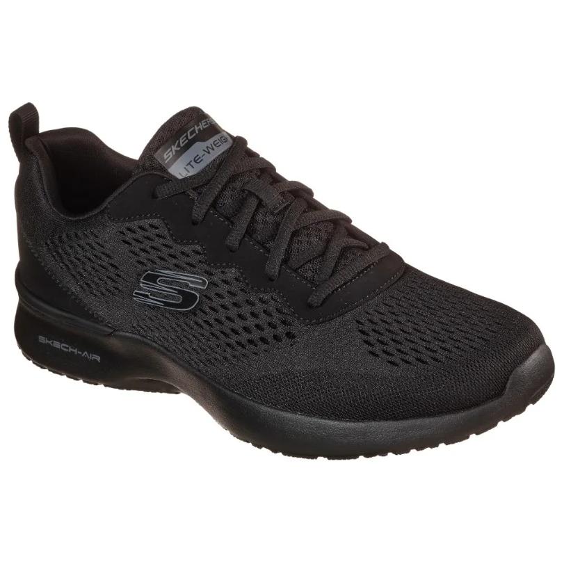 Skechers Skech-Air Dynamight Tuned Lightweight Cushioning Comfortable Sports Shoes Men Sneakers Black 232291-BBK