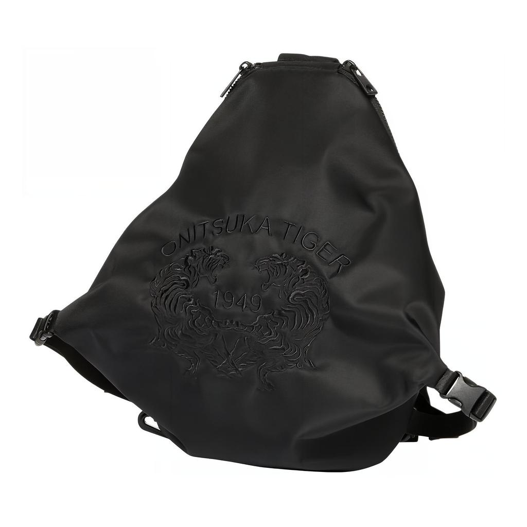 Men's Bag Onitsuka Tiger Nylon Backpacks Mini Unisex Black