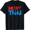 Muay Thai Kämpfer Retro Kickboxen Training Geschenk T-Shirt