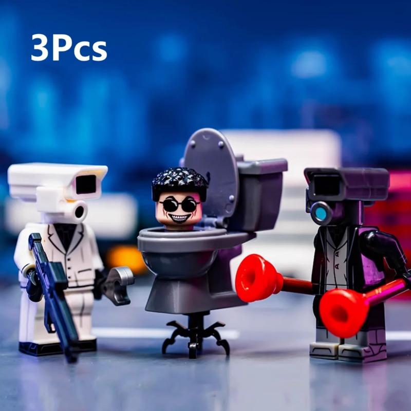 

Большой Размер Новый Скибиди Туалет Коробка Конструктор Большой Титан Камерамэн Спикермэн Мини Экшн Фигурка Игрушки