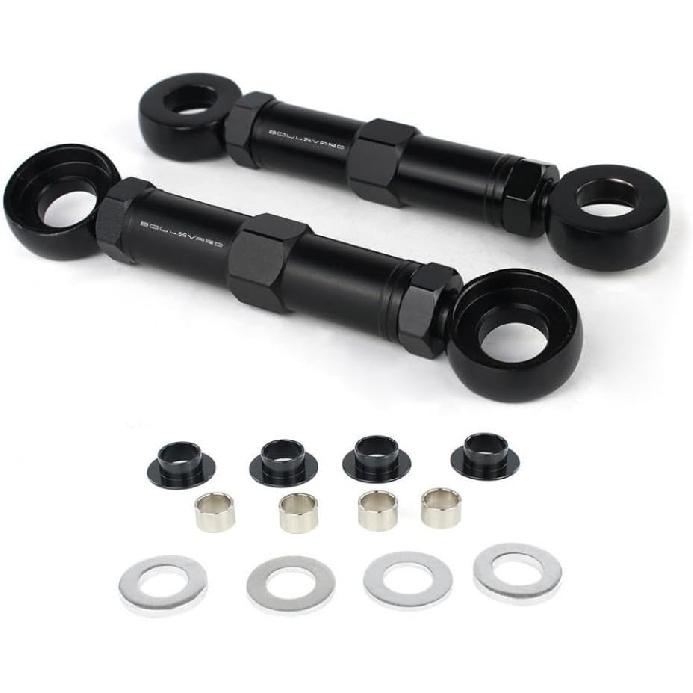 

Motorcycle Lowering Links Kit Adjustable Fit For BOULEVARD C50 VL800 M50 VZ800 VOLUSIA VL800 2005-2024 Compatible With RM125 1996-2000(Black Black BOULEVARD Logo
