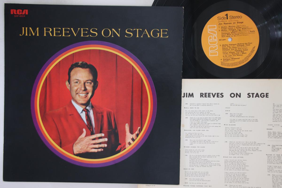 

LP Record JIM REEVES - Jim Reeves On Stage SHP6024 RCA Japan Country Used