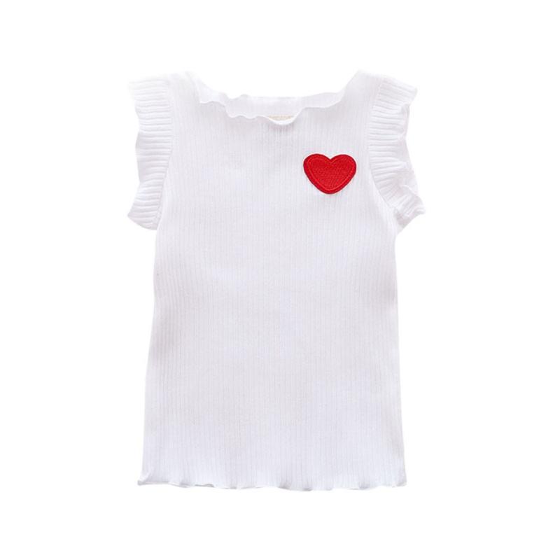 Kids Blouse Summer Sleeveless Top Casual Cute Baby Girls Tops