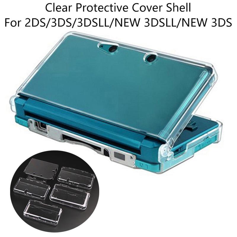 Clear Split Shell Transparent Protective Cover Case Screen Film Lcd Screen Protector For 2Ds 3Ds 3Dsll  3Dsll  3Ds