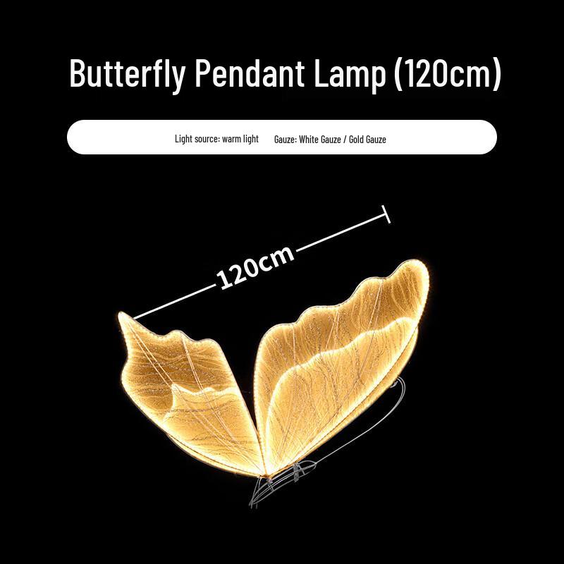Luminous Butterfly Wing Pendant Light