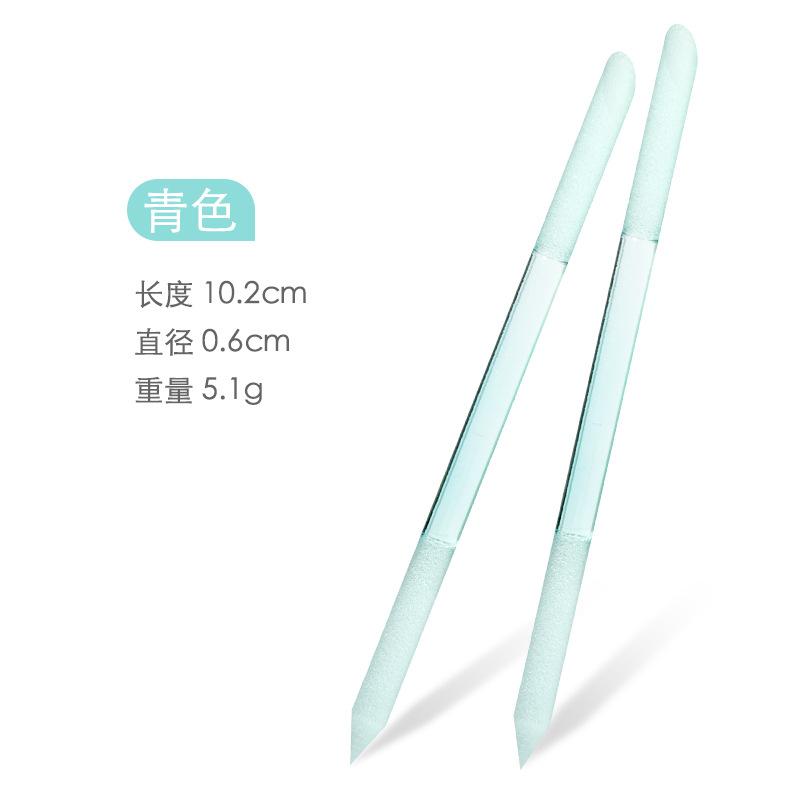 

Двойная матовая хрустальная пилка для ногтей, нано-стеклянная пилка, цилиндрический полировальный инструмент, маникюрный инструмент