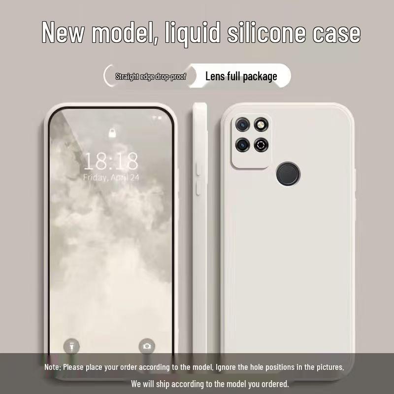 Honor Play5T Simple Solid Color Anti-drop Liquid Phone Case