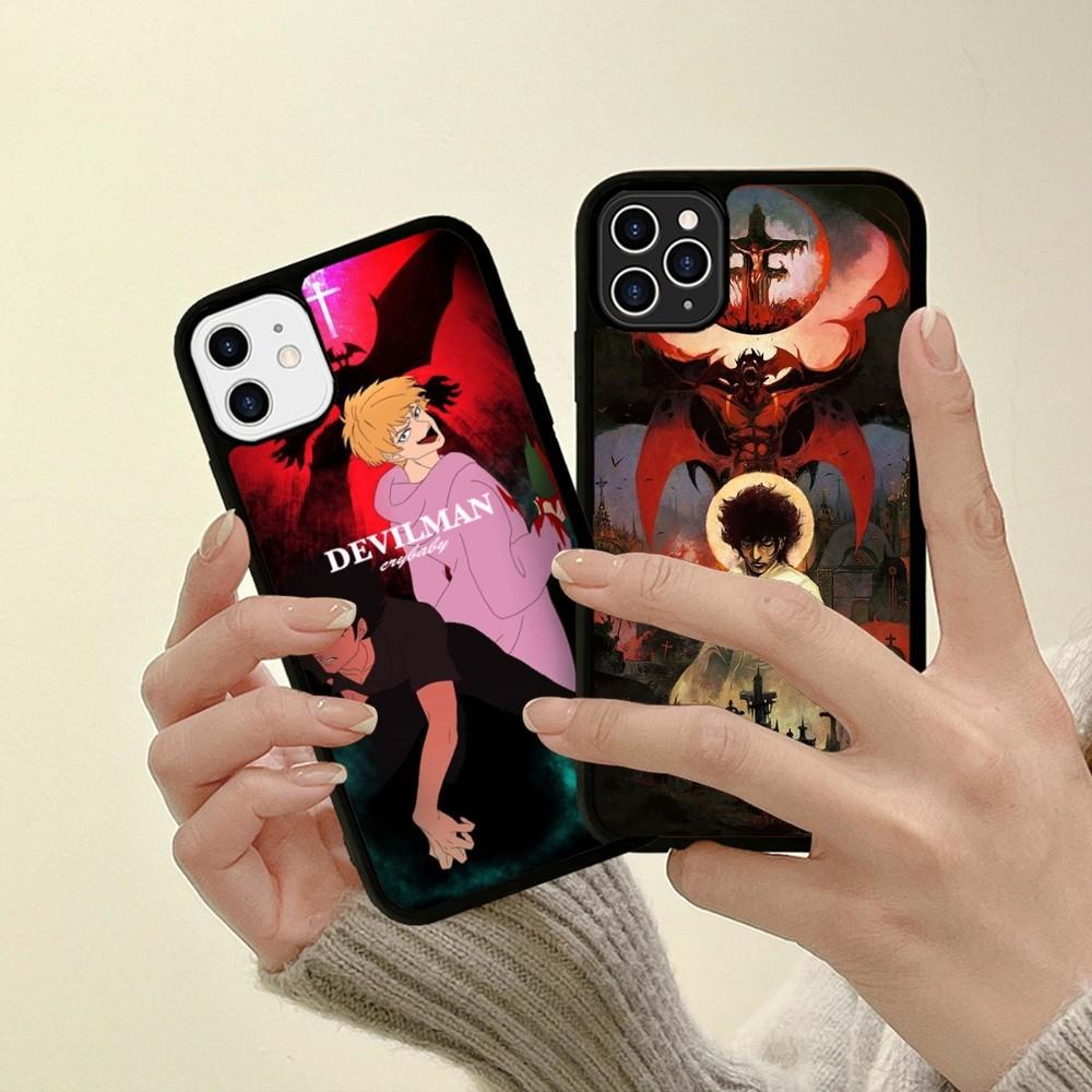 Devilman Crybaby Phone Case Silicone PC+TPU For For iPhone  11 12 13 14 15 16 Plus Pro Max Cover