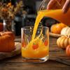 Halloween Flower Tumbler with Polka Dot Decals