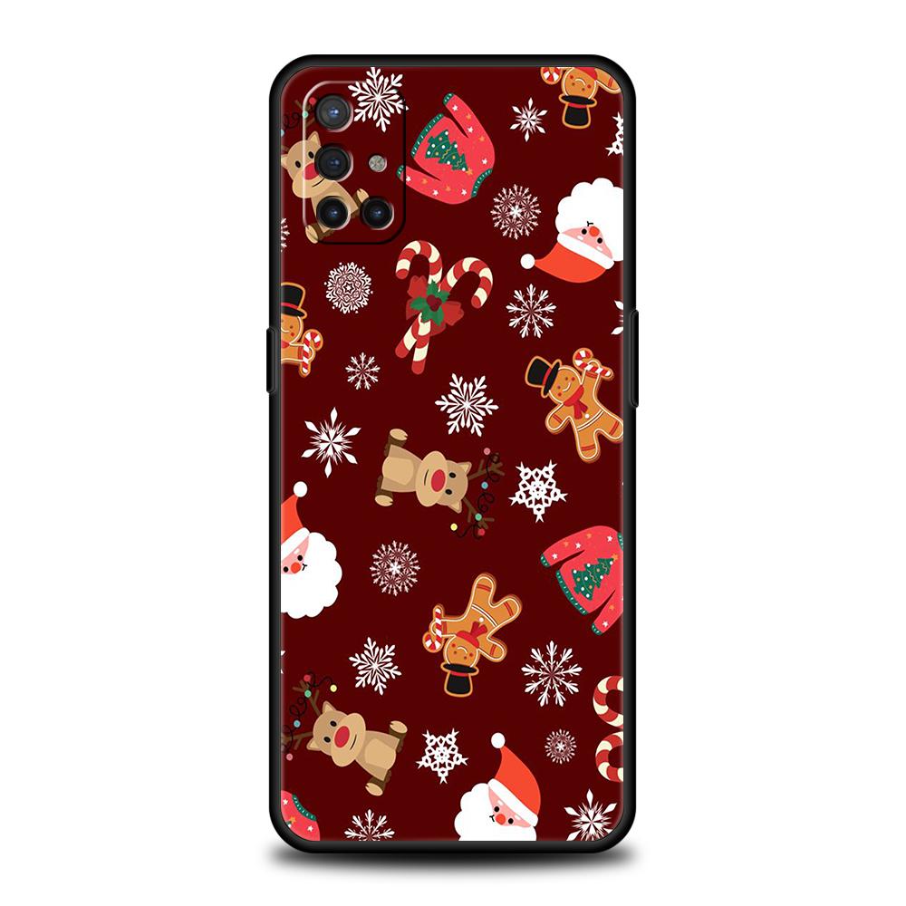 New Year Christmas Luxury Phone Case For Oneplus 10T 11 R10 Nord N100 N200 N10 10 7 8 9 7T 8T 9R 9RT CE 2 Z Pro 5G Silicon Cover