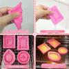 8pcs Picture Frame Mold Baroque Frame Chocolate Mold Vintage Photo Frames Silicone Molds