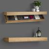 Magic Flap Wall Shelf With Hidden Secret Compartment Concealed Floating Shelf Wall-Mounted Storage Rack Hidden Compartment