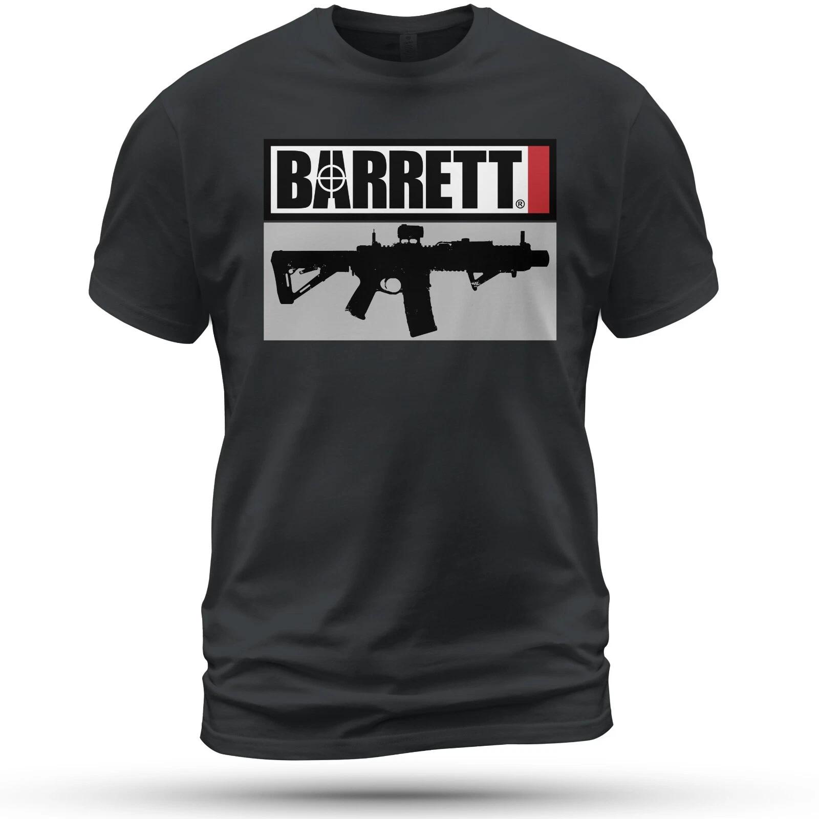 Men s and Women s T-shirts BARRETT Ammunition Guns Firearms T-Shirt Size S-5XL L