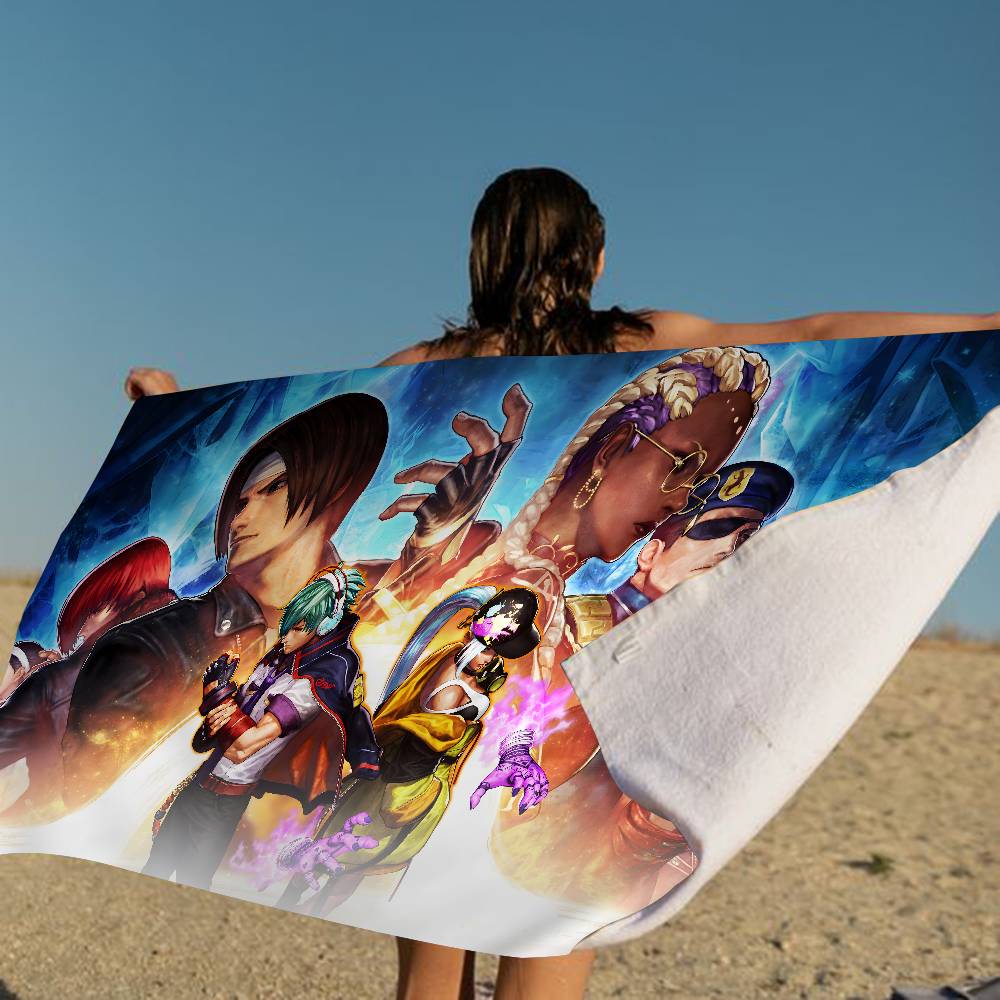 King Of Fighters Retro Game Microfiber Beach Towel Absorbent Quick Dry Soft Yoga Swimming Resort Mountain Climbing Towel