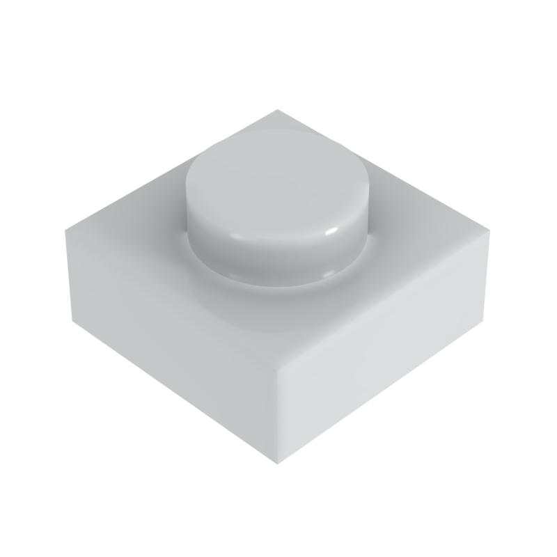 [Funbrick] 50PCS Plate 1x1 3024 Compatible Famous Small Particle Classic Building Blocks Educational Creative Toys MOC DIY