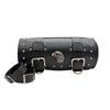 Vintage Black Brown PU Leather motorbike Side Tool Tail Bag Luggage for Harley Universal Motorcycle Saddle Bag