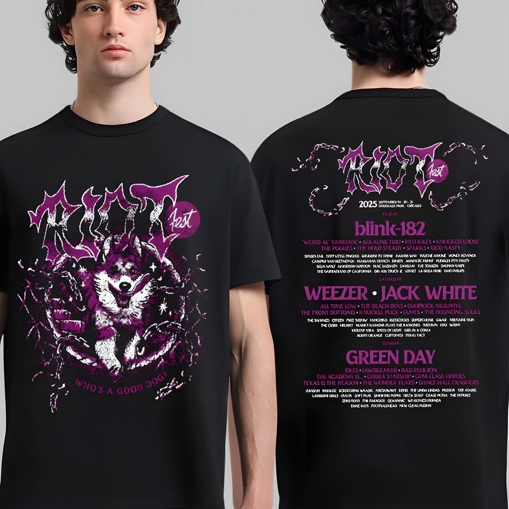 Riot Fest 2025 Douglass Park Chicago Merch On September 19-21 2025 T-Shirt Unisex T-Shirt XXL