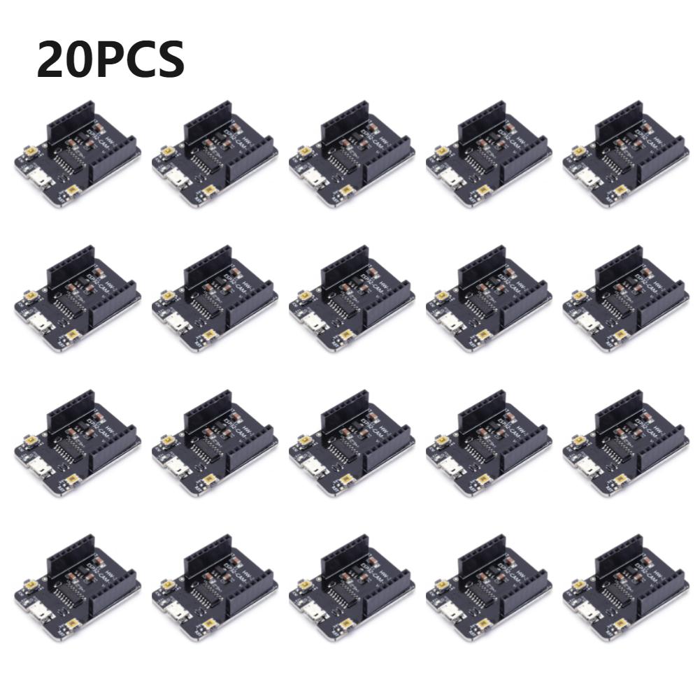 1-30PCS ESP32-CAM WiFi Bluetooth Camera Module Programming Development Board CH340 Serial To USB Backplane TTL Downloader Module