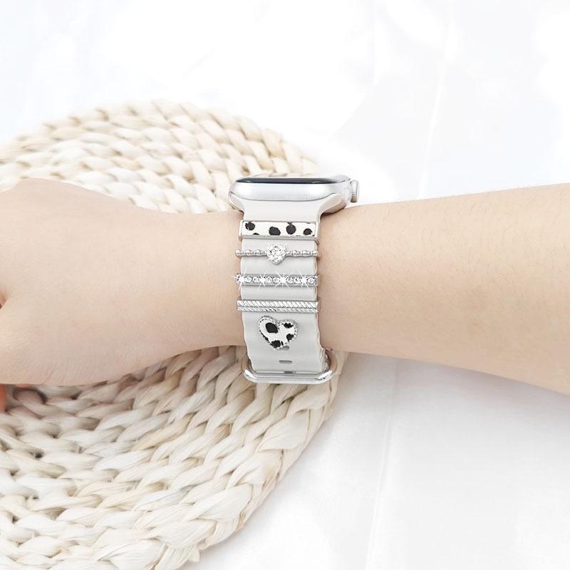 Universal Silicone Decorative Ring for Apple Watch Strap