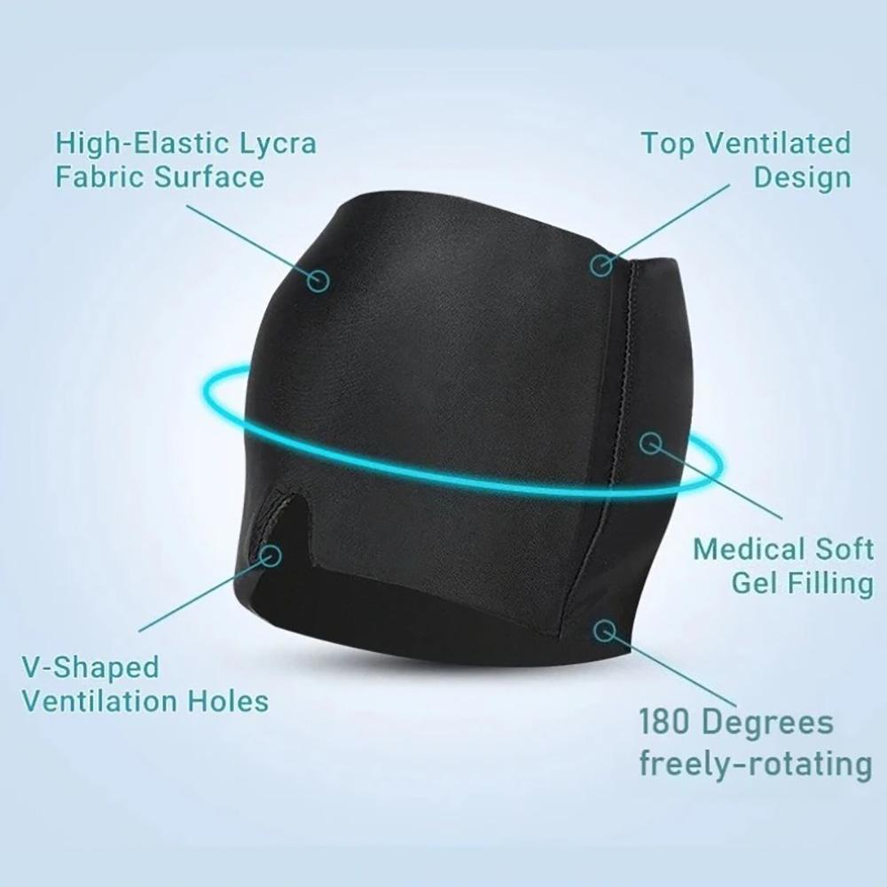 Migraine Relief Hat Gel Ice Headache Therapy Cap Head Wrap Pack Eye Mask For Pressure Relieve Pain Ice Hat Relief Sleep Eye Mask