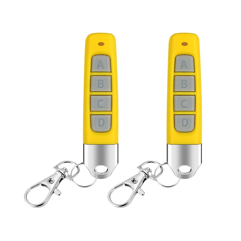 1-4PCS 315/433MHz Copy Remote Control Electric Garage Door Opener Remote Control Duplicator Cloning Code 4-Button Transmitter