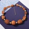 European and American retro personality ethnic style irregular geometric exaggerated design necklace, versatile banquet women's models