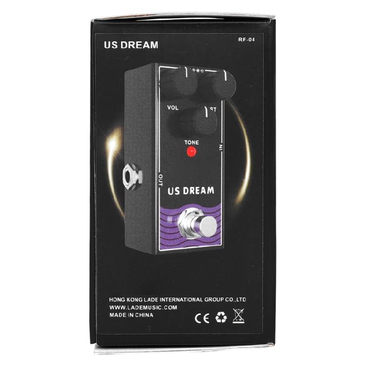 Overdrives Guitar Pedal, Overdrives Guitar Effects Pedal with Bright Tones, Small Size Guitar Pedal for Electric Guitar