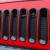 ABS Car Front Grille Decoration Ring Cover Stickers For Jeep Wrangler JK 2007-2017 Car Exterior Accessories