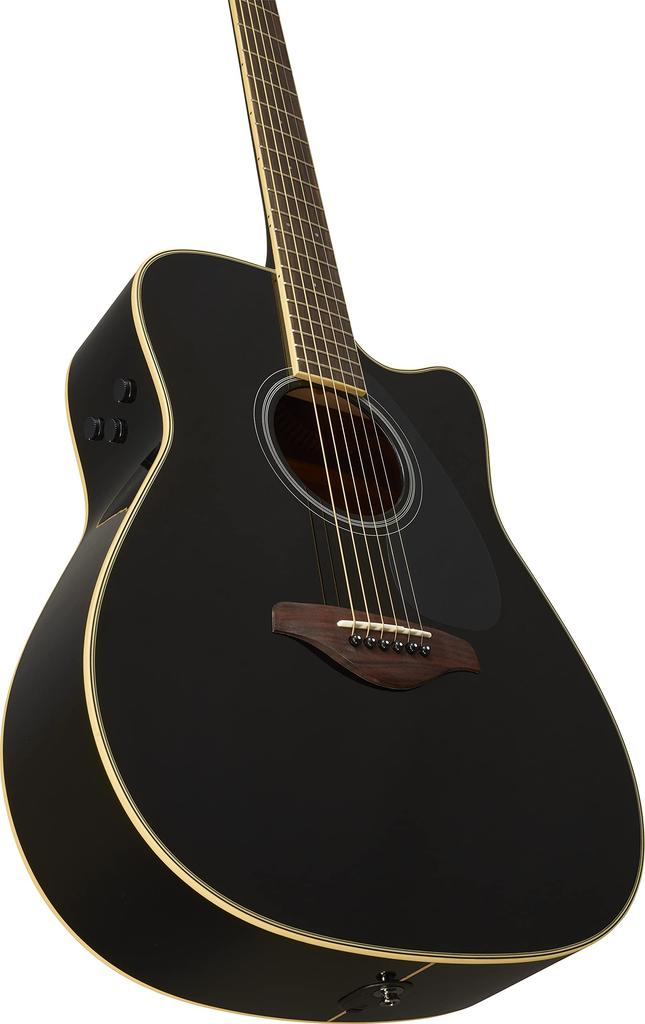 YAMAHA Trans Acoustic Guitar Black BL FGC-TA