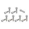 For GM LS Stainless Steel Oil Pan Bolt Kit Set, for LSX LS2 LS3 LS6 LS7 4.8 5.3 6.0 6.2L, for LM7 LR4 LQ4 LS6 L59 LQ9 LM4 L33