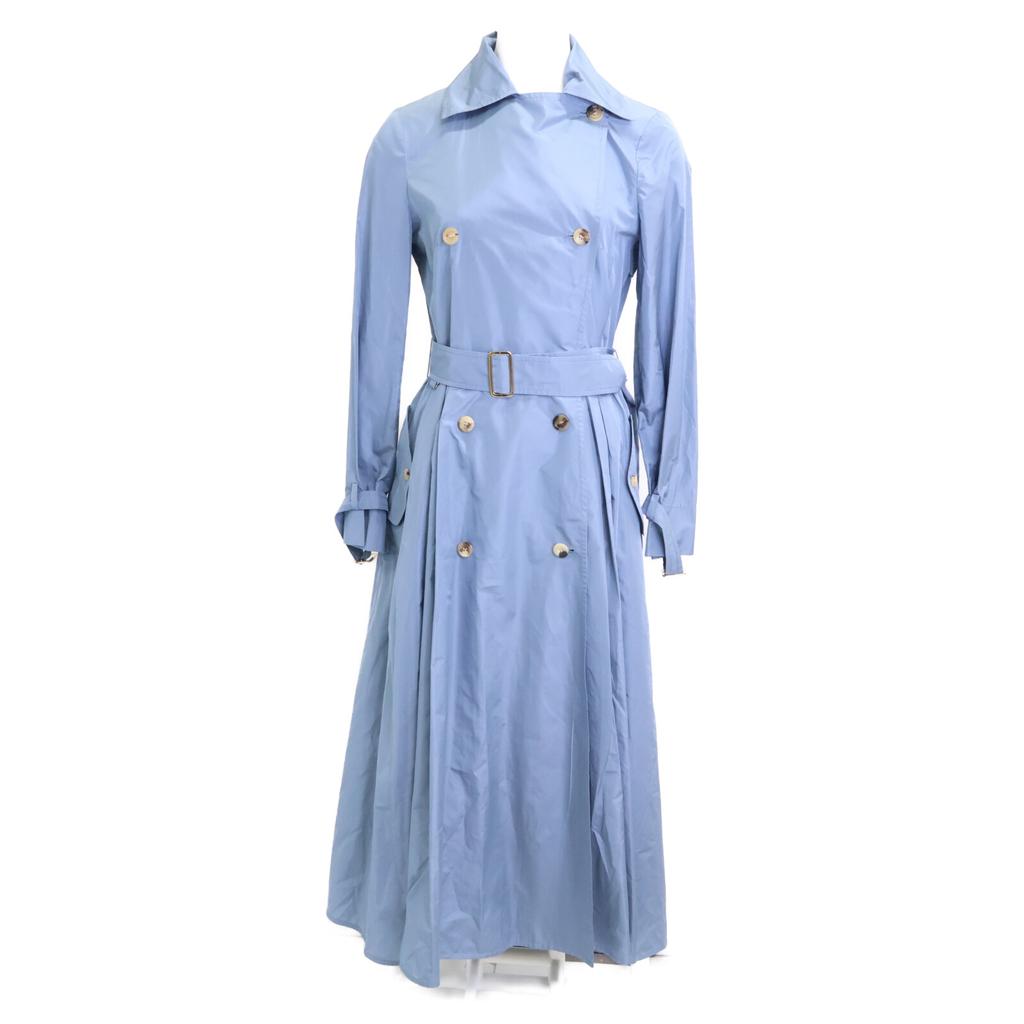 Max Mara 12210101 Blue Nylon Coat coat 38 blueUsed