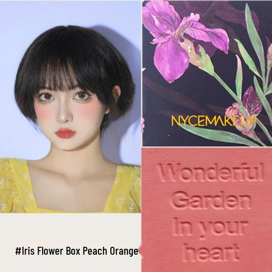 

NyceMakeup Easy-Apply Blush Palette: Multi-Use, Low-Saturation Matte with Brush