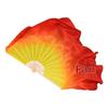 26/31cm Bamboo Chinese Short Bellydance Fan Hand Dye Adults Fan  Veil Pairs Yangko Dance Tools