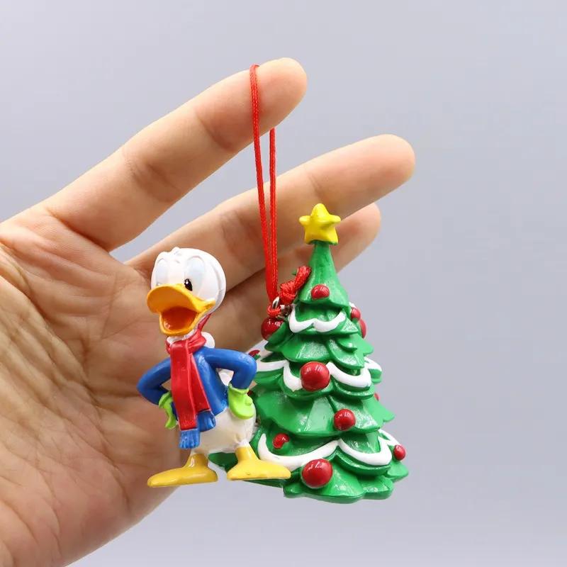 

Christmasse Fashion Toy Mickeysmouse Minniesmouse Figures Cartoon Characters Peripheral Model Pendants Ornaments Gifts for Kids