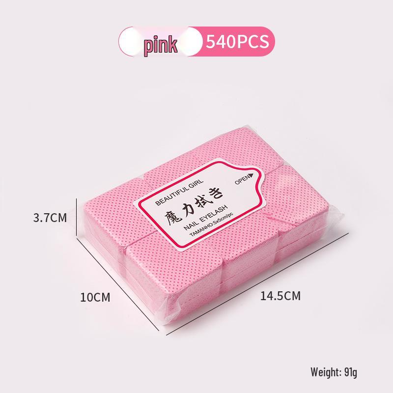 Lint-Free Nail Art and Eyelash Glue Cleaning Wipes