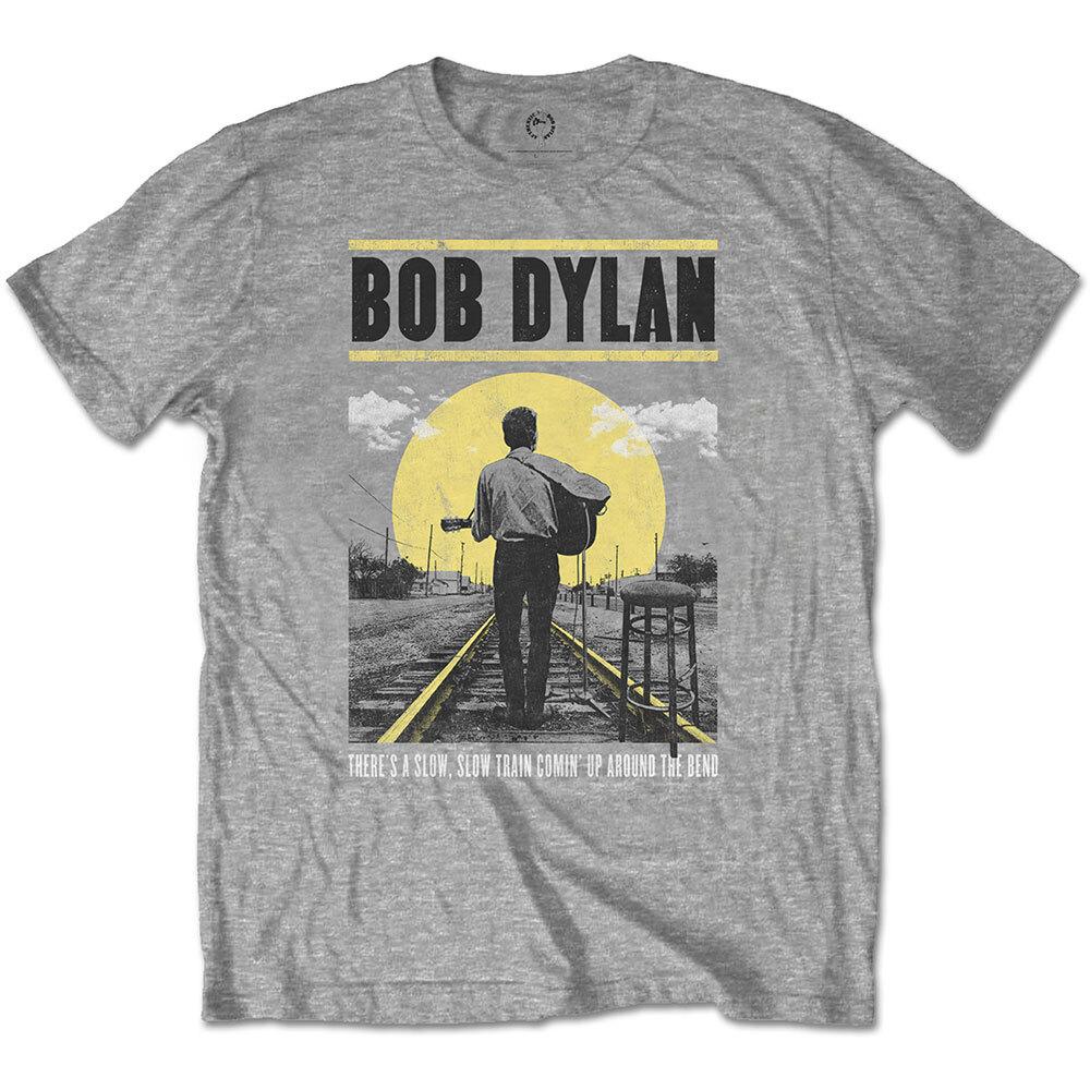 

Bob Dylan T-Shirt Slow Train Band Official New Grey XL