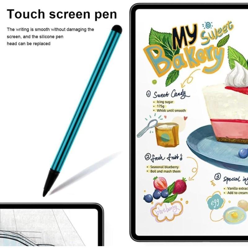 Universal Capacitive/Resistive Stylus Pen for IPhone IPad Samsung Smart Phone Tablet Touchscreen Stylus Pens Rubber Pen