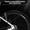 WEST BIKING Bike Fender Set 2PCS Full Coverage Bicycle Fender Quick-release Bike Front Rear Mudguard For 21c-42c Tire Bike Parts